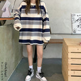 マルチボーダーオーバーサイズTシャツ