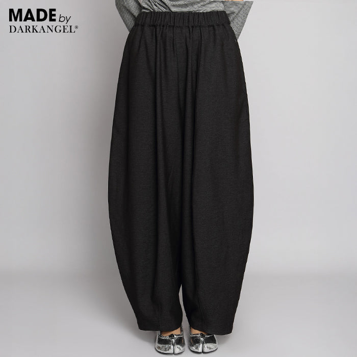 デニム風イージーコクーンパンツ