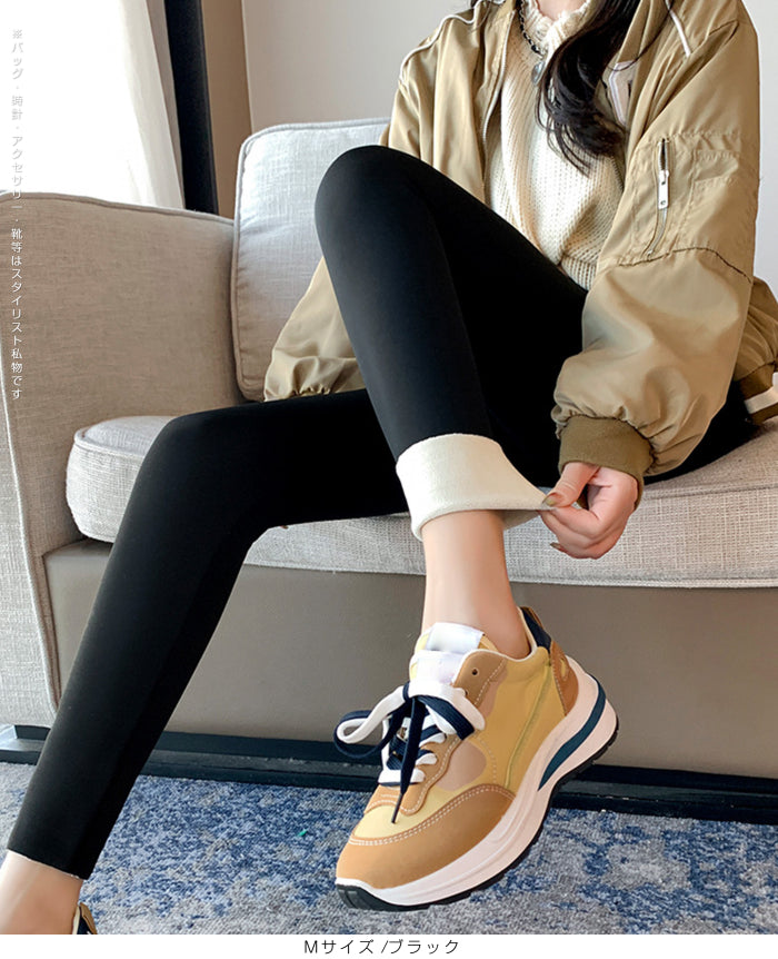 S/M/L/XL サイズ着圧立体レギンスパンツ