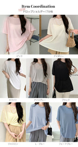 シアーロングスリーブTシャツ