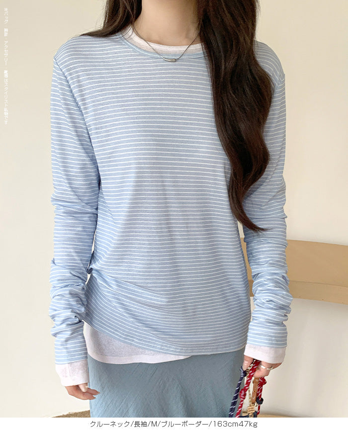 シアーロングスリーブTシャツ