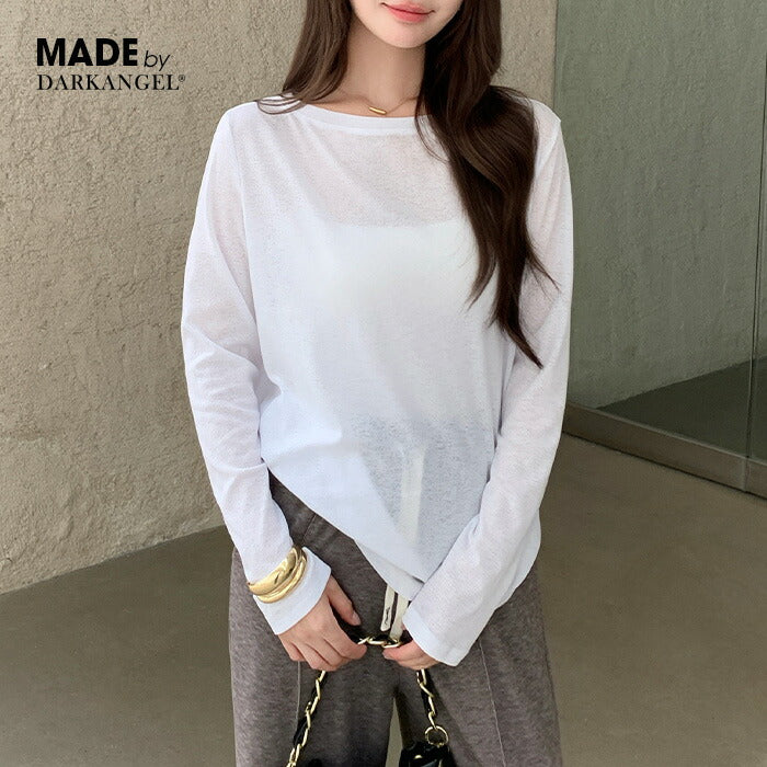 シアーロングスリーブTシャツ