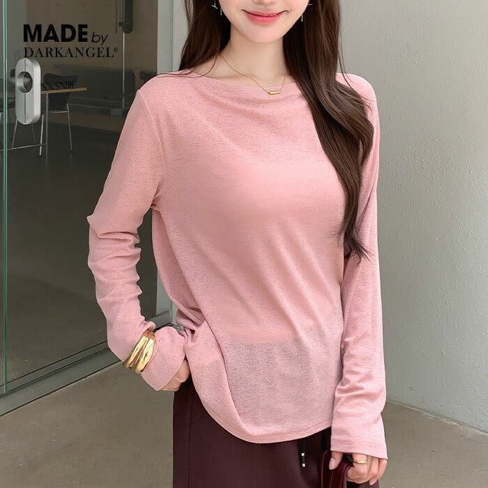 シアーロングスリーブTシャツ