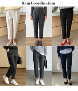 裏起毛 テーパードパンツ