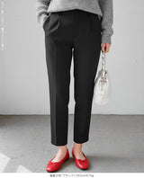 裏起毛 テーパードパンツ