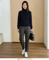 裏起毛 テーパードパンツ