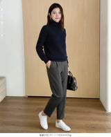 裏起毛 テーパードパンツ