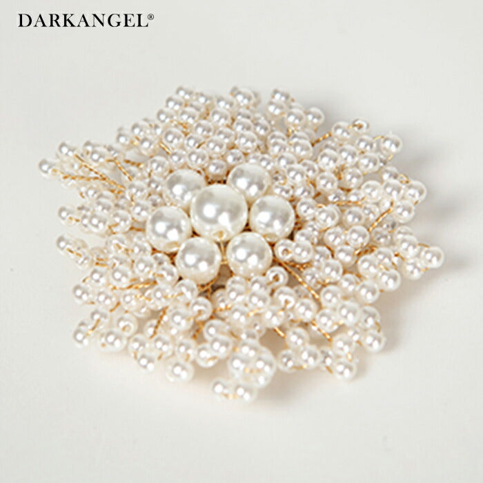 パールフラワーブローチ – DARK ANGEL