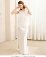 サテンカップ付きキャミ