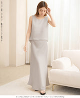 サテンカップ付きキャミ