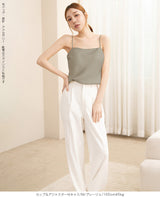 サテンカップ付きキャミ