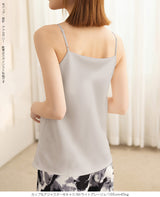 サテンカップ付きキャミ