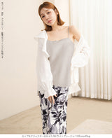 サテンカップ付きキャミ