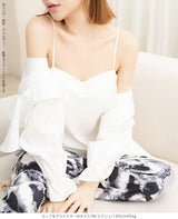 サテンカップ付きキャミ