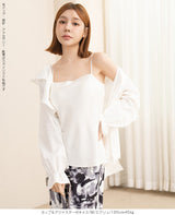 サテンカップ付きキャミ