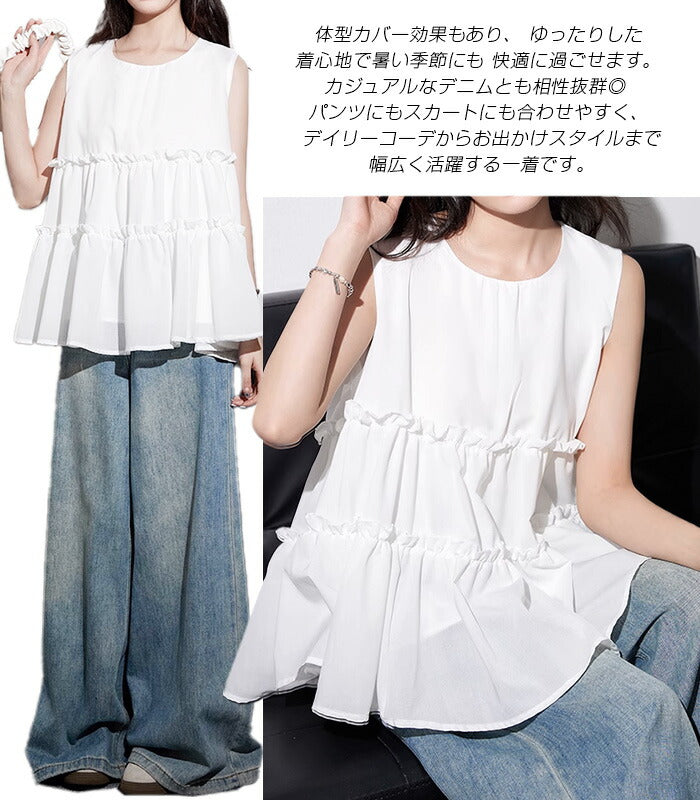 ノースリーブトップス