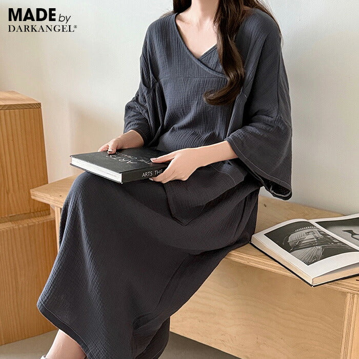 アトリエgg★ローラ40sWガーゼワンピース18★難あり アトリエgg☆ローラ40sWガーゼワンピース18☆難あり アトリエgg