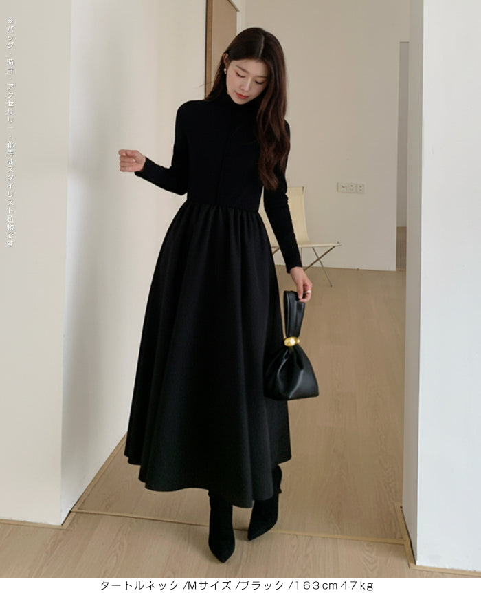 ✨新品タグ付き✨ルネ rene シルクロングワンピース 黒　S ✨新品タグ付き✨ルネ rene シルクロングワンピース 黒 S René