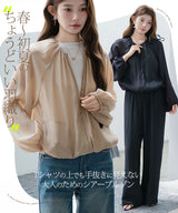 軽くて上品シアーブルゾン