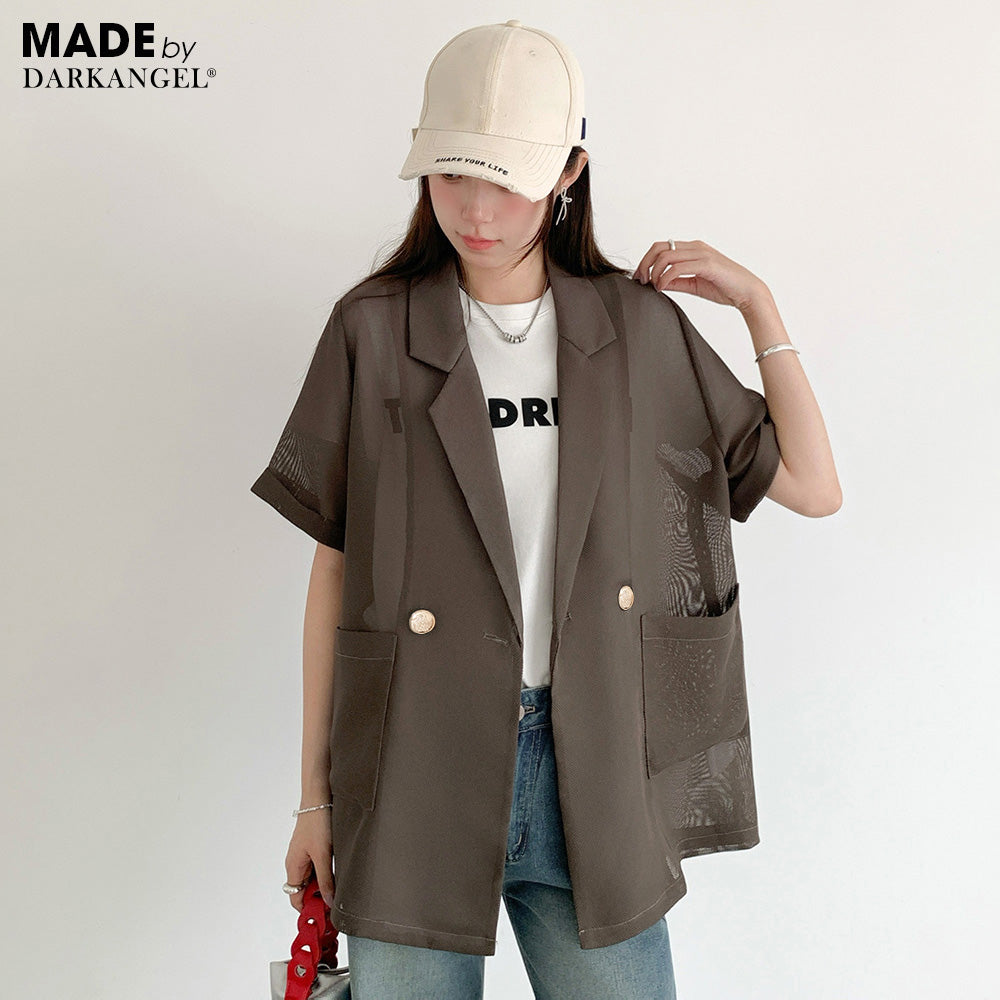 03 colorメッシュ ジャケット