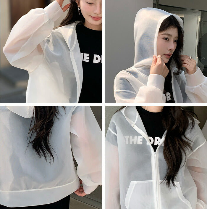 シアーダンボールパーカー レディース｜展開／ブラック／ブルー – DARK