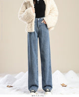 ウエストホックデニム