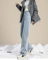 ウエストホックデニム