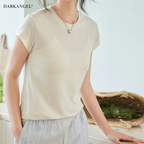 上品生地半袖Tシャツ