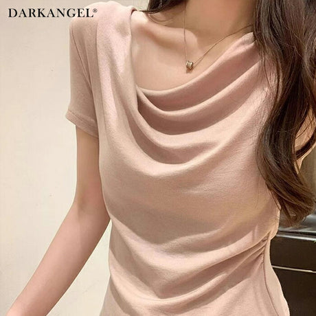 ドレープ半袖Tシャツ