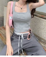 バックデザイン カップ付きタンクトップ