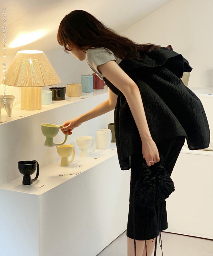 ビッグリボンバックキャミソールビスチェ