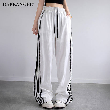 サイドレースライントラックパンツ