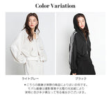 サイドラインダブルジップパーカー