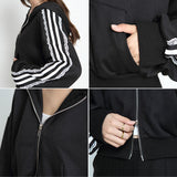 サイドラインダブルジップパーカー