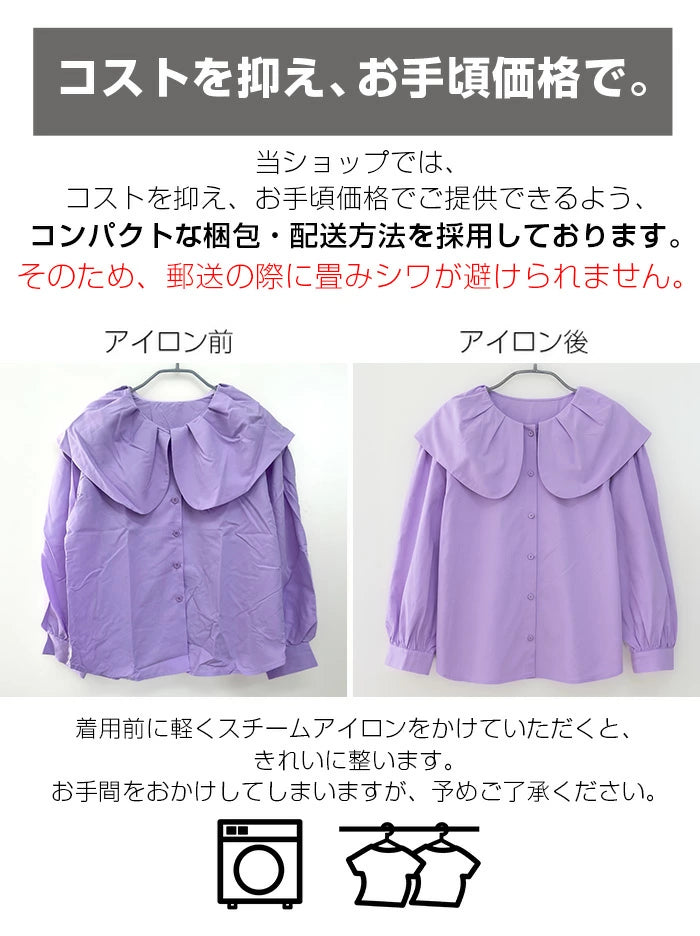 ビックカラーブラウス