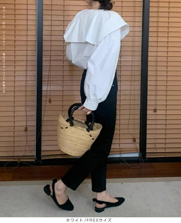 ビックカラーブラウス