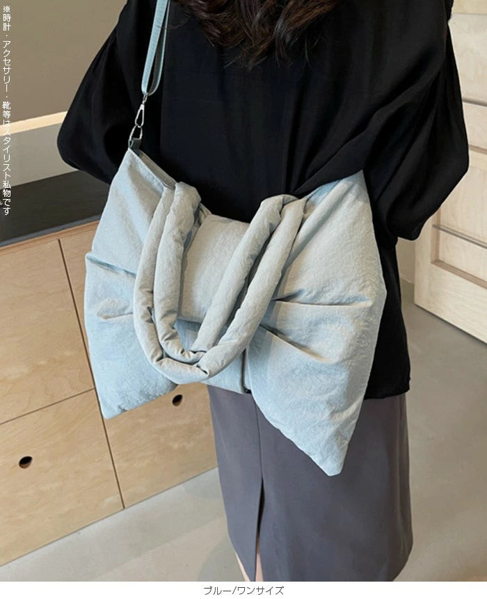 ふわふわビッグリボン3WAY大容量ショルダーバッグ
