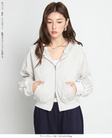 サイドラインダブルジップパーカー