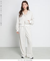 サイドラインダブルジップパーカー