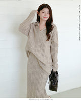 ケーブルニットアップ