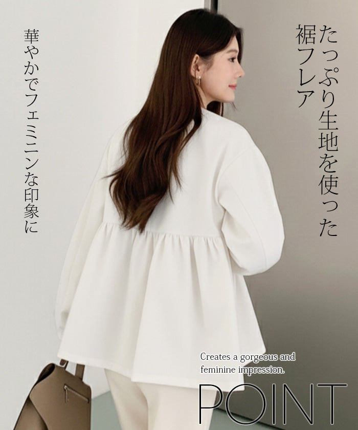 選べる2タイプ フレアブルゾン