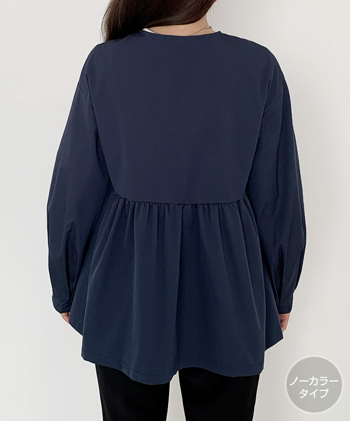 選べる2タイプ フレアブルゾン