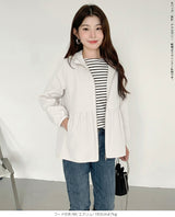 選べる2タイプ フレアブルゾン