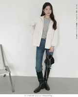 選べる2タイプ フレアブルゾン