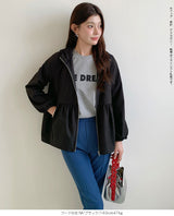 選べる2タイプ フレアブルゾン