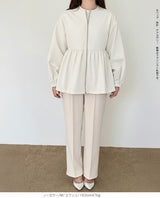 選べる2タイプ フレアブルゾン