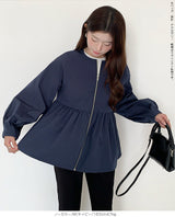 選べる2タイプ フレアブルゾン