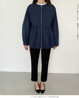 選べる2タイプ フレアブルゾン