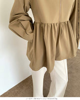 選べる2タイプ フレアブルゾン