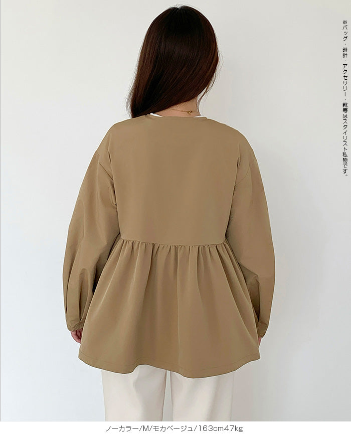 選べる2タイプ フレアブルゾン